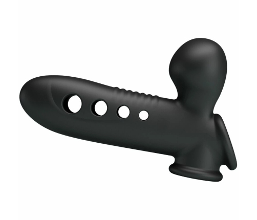 Pretty Love Crane Silicone Extension Sleeve with Adjustable Airbag Black
