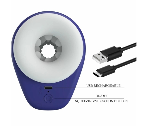 Pretty Love BM-00900T96 Intimate Stimulation Device 5 Vibration Modes Purple