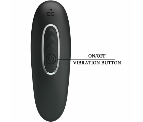 Pretty Love Corban Intimate Device 10-Mode Black Silicone USB