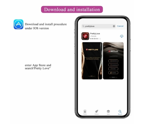 PRETTY LOVE - LEVIATHAN VIBRADOR CONTROLADO POR APP MORADO