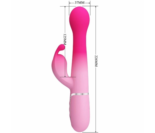 Pretty Love Dejon 3-in-1 Intimate Machine, Pink, Dual Motor, USB