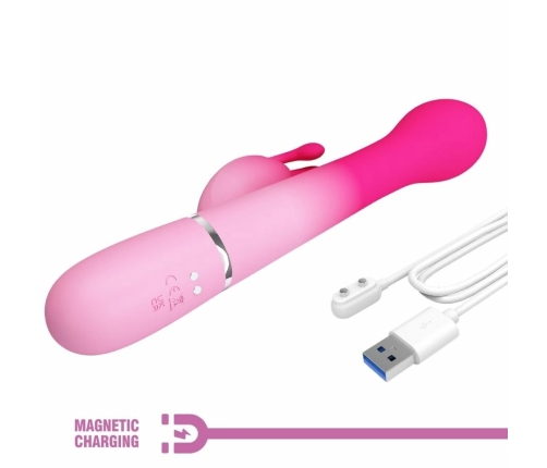 Pretty Love Dejon 3-in-1 Intimate Machine, Pink, Dual Motor, USB