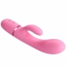 Pretty Love BW-500059 Silicone Dual Stimulation Vibrator Pink USB 10 Modes