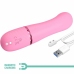 Pretty Love BW-500059 Silicone Dual Stimulation Vibrator Pink USB 10 Modes