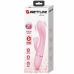 Pretty Love BW-500059 Silicone Dual Stimulation Vibrator Pink USB 10 Modes