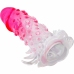 Pretty Love Wilford Sheath Extension Pink TPR Textured Intimate System