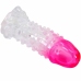 Pretty Love Wilford Sheath Extension Pink TPR Textured Intimate System