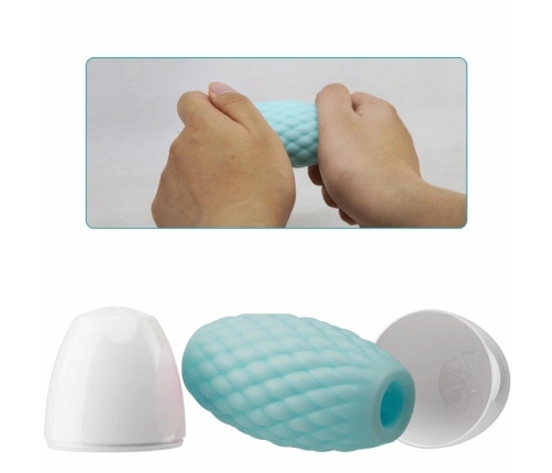 Pretty Love Athena Eros Intimate Device Silicone Sky Blue Compact Design