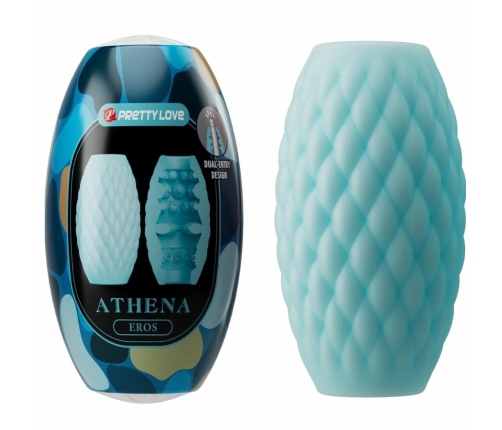 Pretty Love Athena Eros Intimate Device Silicone Sky Blue Compact Design