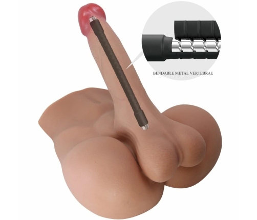 CRAZY BULL Rhyne Back Anatomical Model Bendable TPE Large Size