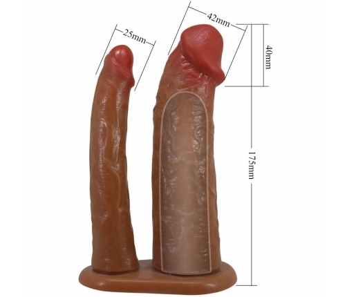 Pretty Love Keaven Adjustable Harness with Dual Extensions, Brown