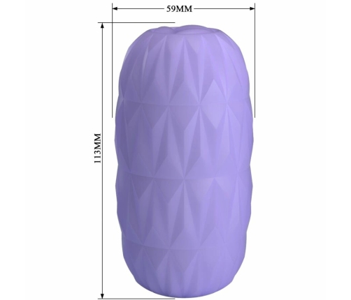 Pretty Love Athena Alice Intimate Egg Device Purple TPR Travel Case