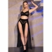Chilirose CR 4672 Black Set with Removable Gold Chains, Size S