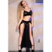 Chilirose CR 4672 Black Set with Removable Gold Chains, Size S