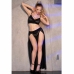 Chilirose CR 4672 Black Set with Removable Gold Chains, Size S
