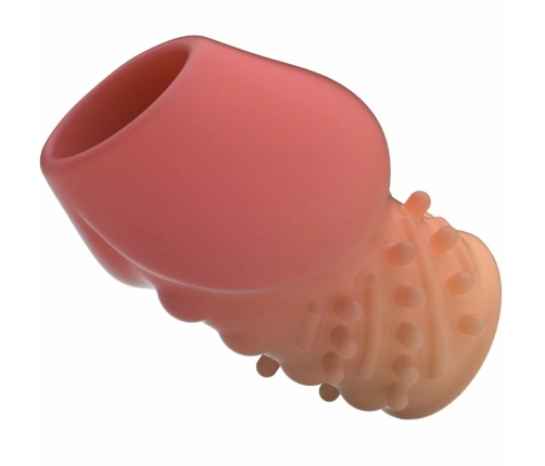 Pretty Love Matias Extension Sleeve Pink, Soft TPR, 90 mm, Waterproof