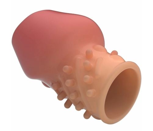 Pretty Love Matias Extension Sleeve Pink, Soft TPR, 90 mm, Waterproof