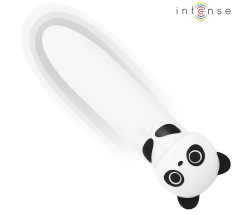 Intense POH Panda USB Rechargeable Vibrating Mini Bullet 10 cm Black