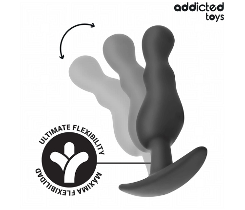 Addicted Toys Silicone Plug Set Model 1 - 3 Sizes, Ergonomic Design