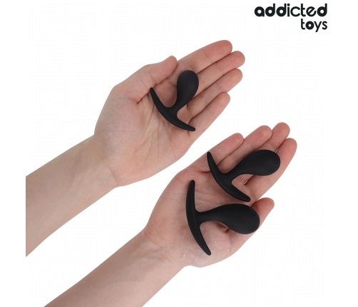 Addicted Toys Silicone Intimate Plug Set Model 3 - 3 Sizes, Hypoallergenic