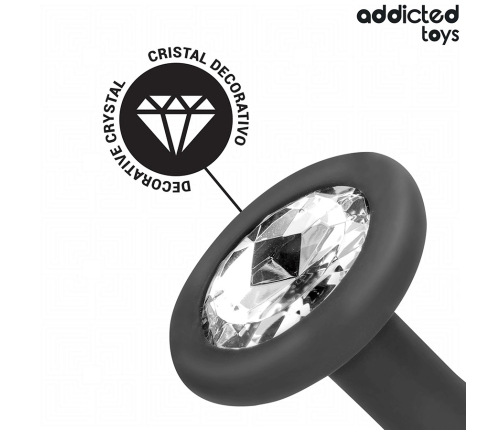 Addicted Toys Silicone Plug Set 3 Sizes with Decorative Gem Base