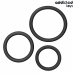 Addicted Toys Silicone Support Rings Set 3 Sizes Black 8435565956561