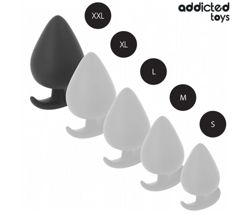 Addicted Toys XXL Silicone Anal Plug 11 cm - Ergonomic Medical-Grade Model