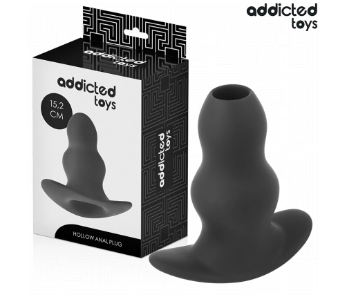 Addicted Toys Silicone Hollow Plug XXL 15.2cm - Flexible Anatomical System
