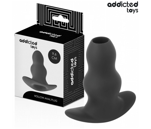 Addicted Toys Silicone Hollow Plug M 9.6cm - Anatomical Medium Model