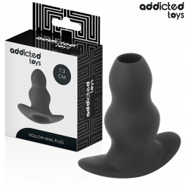 Addicted Toys Silicone Hollow Anal Plug S 7.3 cm - Compact Ergonomic Model