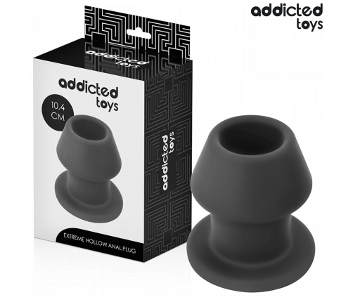 Addicted Toys Extreme Hollow Plug Silicone L 10.4cm - Anatomical Large Model