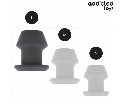 Addicted Toys Extreme Hollow Plug Silicone L 10.4cm - Anatomical Large Model