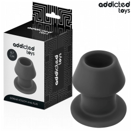 Addicted Toys Extreme Hollow Plug Silicone M 8.7cm - Anatomical Design