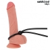 Addicted Toys Silicone Adjustable Ring - Single Loop, 19.5 cm, Black
