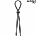 Addicted Toys Silicone Adjustable Ring - Single Loop, 19.5 cm, Black