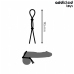 Addicted Toys Silicone Double Loop Adjustable Anatomic Ring 19.5cm Black