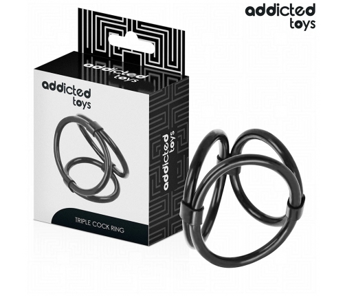 Addicted Toys Triple Support Ring - Flexible Multi-Size System