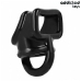 Addicted Toys Model 8435565956813 Black Support Cage Ring - Adjustable Silicone System