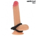 Addicted Toys Double Ring System Silicone Black - Textured Support 72 mm