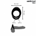 Addicted Toys Double Ring System Silicone Black - Textured Support 72 mm