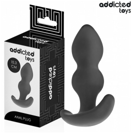 Addicted Toys Silicone Anal Plug S 10.3 cm - Ball-Shape, Medical Grade