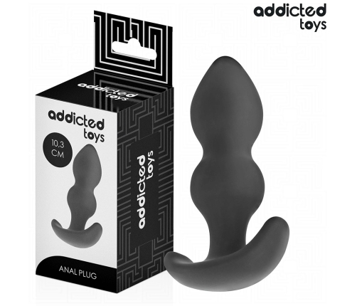 Addicted Toys Silicone Anal Plug S 10.3 cm - Ball-Shape, Medical Grade