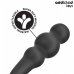 Addicted Toys Silicone Intimate Plug with Ergonomic Ring Model 1 Black 195mm