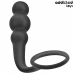Addicted Toys Silicone Intimate Plug with Ergonomic Ring Model 1 Black 195mm