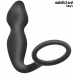 Addicted Toys Silicone Plug with Support Ring Model 2 - Black, 197 mm