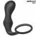 Addicted Toys Silicone Anal Plug Model 3 with Support Ring, 195mm Black