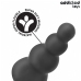 Addicted Toys Silicone Intimate Plug with Ring Model 5 - Black, 235 mm
