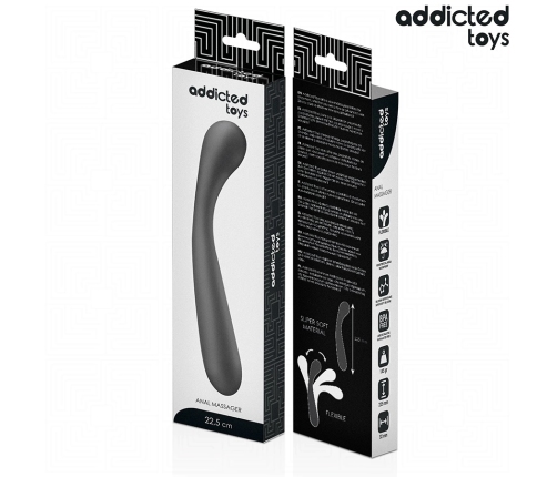 Addicted Toys Double Silicone Anal System 22.5 cm - Progressive Shape