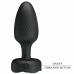 Pretty Love Varian Black Plug with LED Light 10.8 cm Silicone