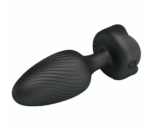 Pretty Love Varian Black Plug with LED Light 10.8 cm Silicone
